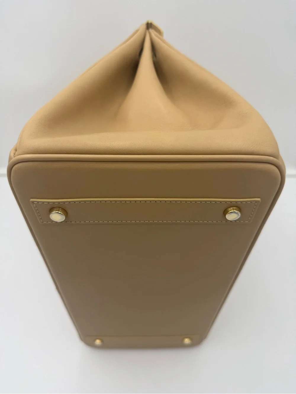 🇮🇹HIGH-CLASS by Claudio Budel 1971 MILANO 35 Bag in Beige • Made in ITALY - Picture 8 of 16